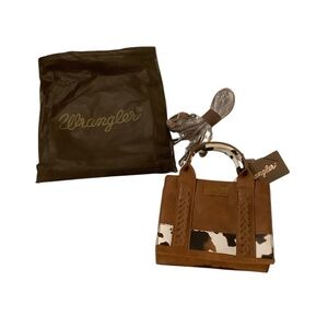 Wrangler Tan and White Mini Bag
